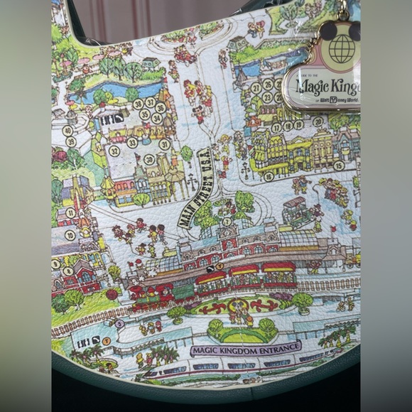 Disney 50TH Commemorative Shoulder Bag with 2WAY Charm Walt Disney World Resort - Picture 12 of 16